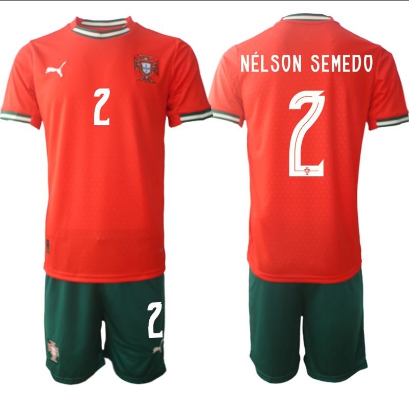 Men 2025-2026 Season Portugal home red 2 Soccer Jersey